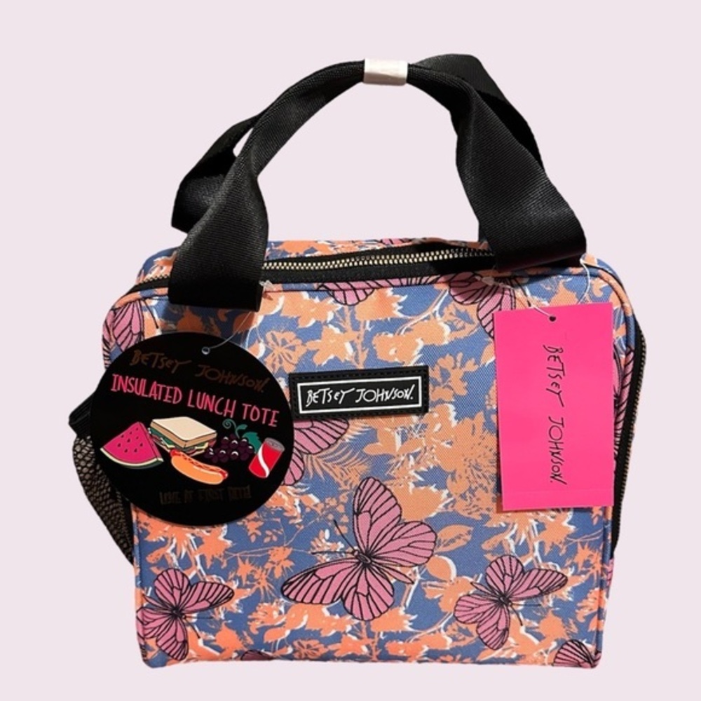 Betsey Johnson Butterfly Insulated Lunch Tote/Bag